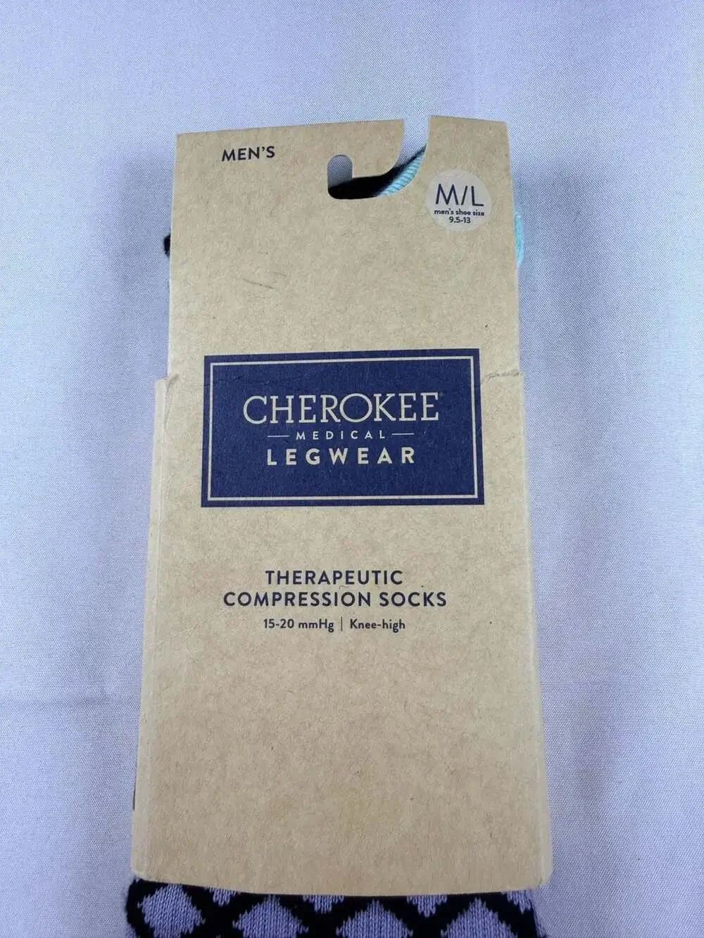 Cherokee Medical Legwear Therapeutic Compression Socks 15-20 mmHg Knee-High